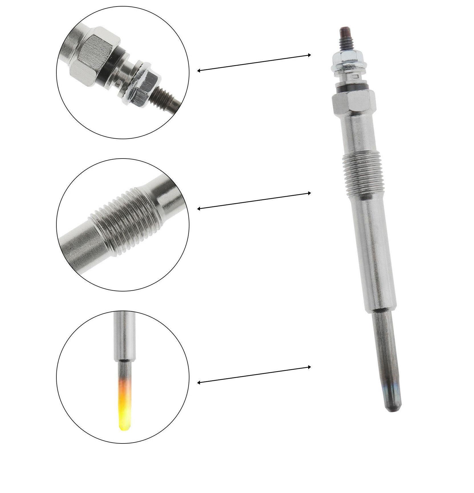 4X GLOW PLUGS FORD FOCUS TRANSIT CONNECT MONDEO GALAXY SMAX CMAX 1.8 DI