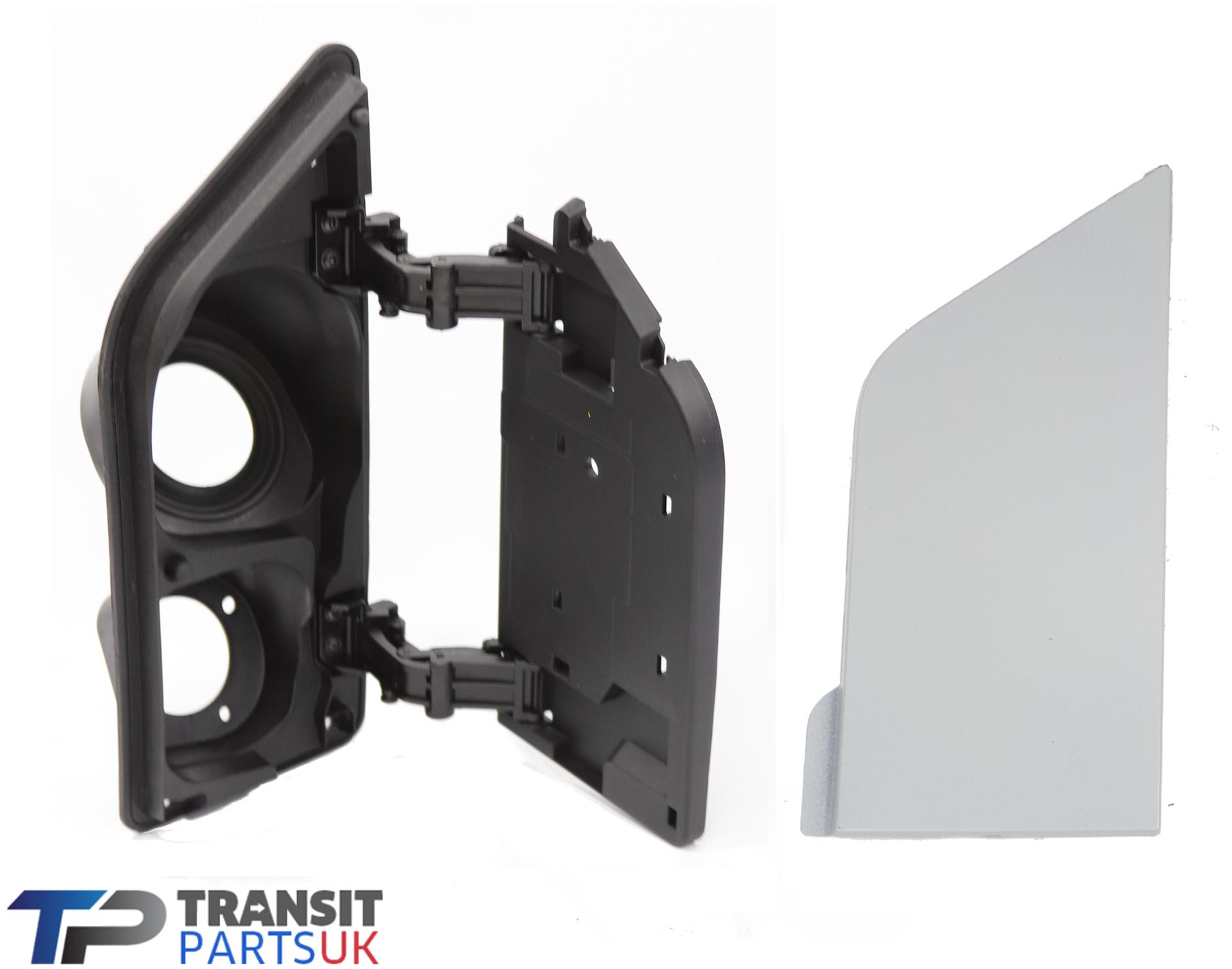 WHITE FUEL TANK FILLER DOOR FLAP HOUSING FORD TRANSIT MK7 2006-2014 black /&white