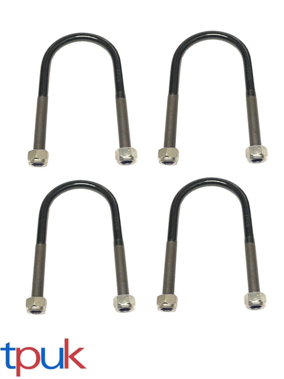 ford leaf spring part number on Ford Transit Mk7 Mk8 Set 4 U Bolt Locknuts 3 4 5 Leaf Spring 75mm Wide Ebay