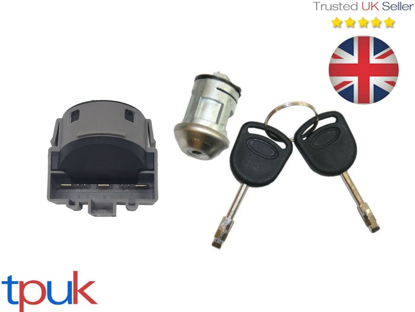 IGNITION SWITCH & LOCK (BARREL) WITH 2 KEYS FORD TRANSIT MK6 20002006