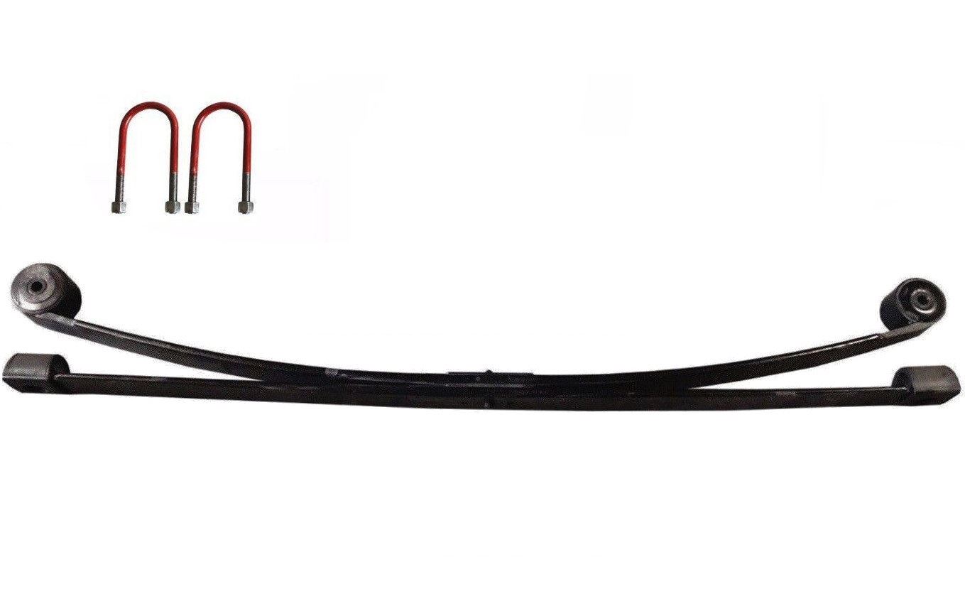 REAR DOUBLE ( 2 ) TWIN LEAF SPRING + UBOLTS FOR FORD TRANSIT MK7 2006