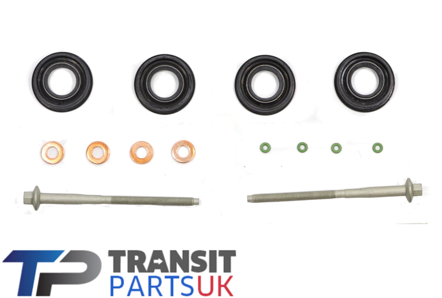 A SET OF 4 OE QUALITY INJECTOR SEAL FORD TRANSIT 2000-2006 MK6 2.0 DIESEL