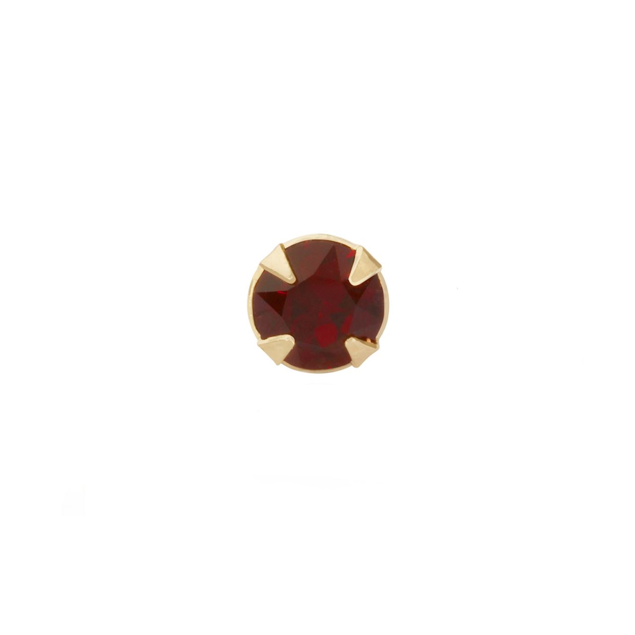 2 - 3.5mm Andralok Garnet nose stud - Picture 5 of 5