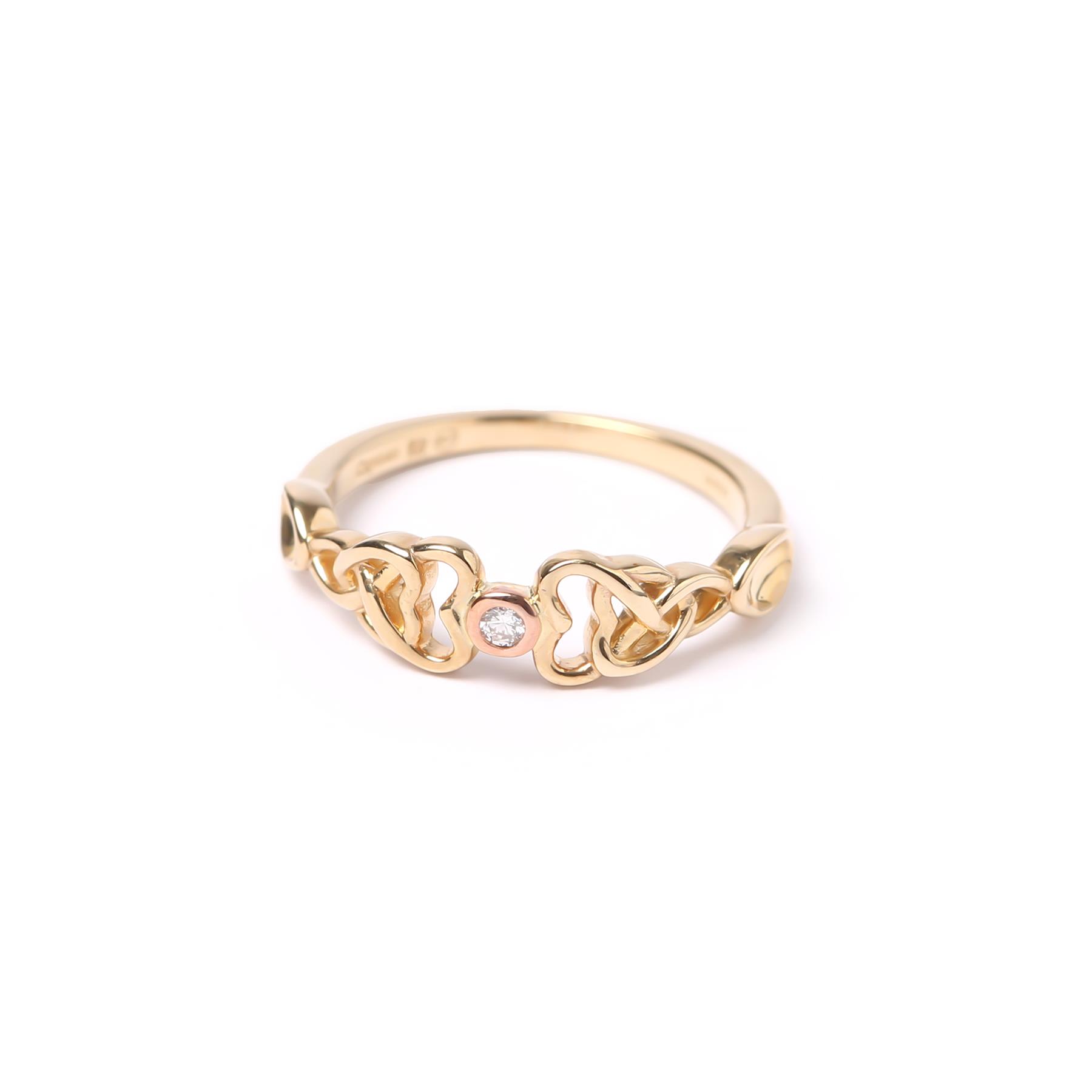 Clogau Gold Lovespoons Ring - Picture 2 of 3
