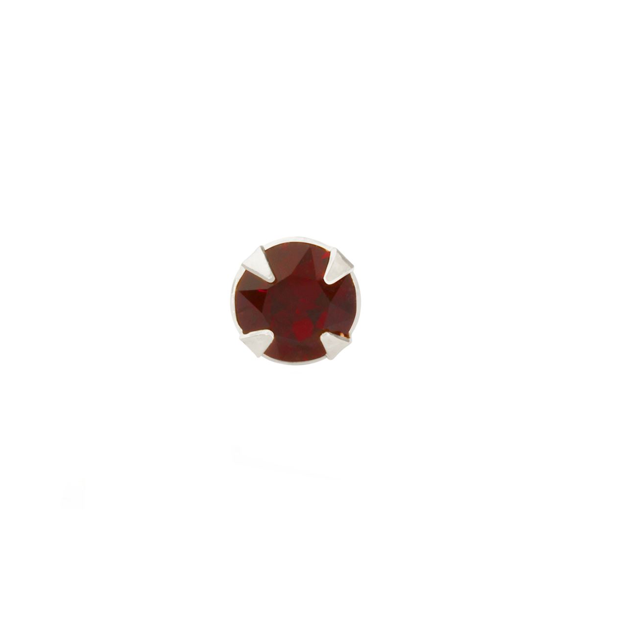 2 - 3.5mm Andralok Garnet nose stud - Picture 3 of 5