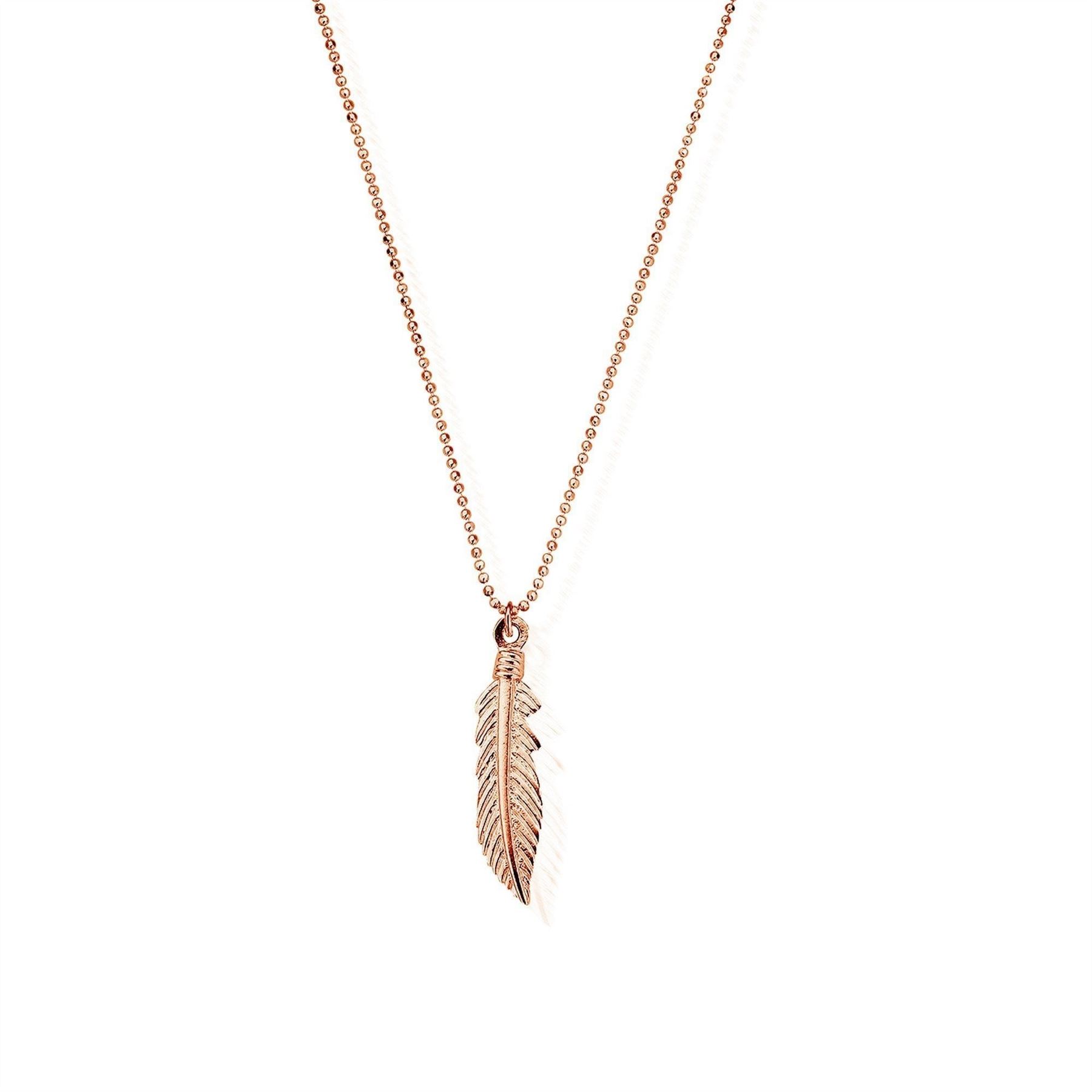 ChloBo Diamond Cut Chain With Feather - Picture 3 of 6
