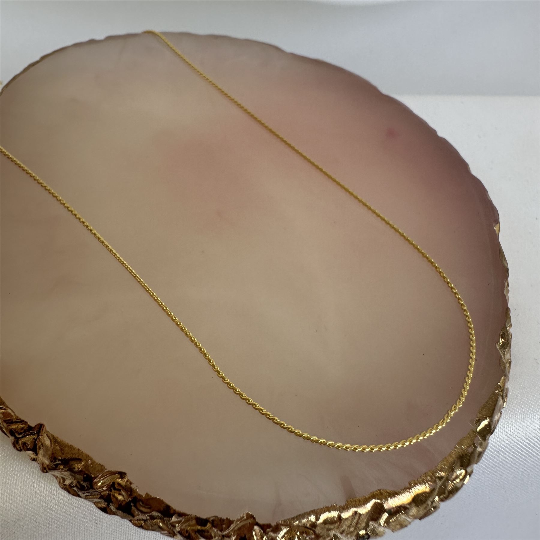 jewellerybox Chaîne Fine en Argent Plaqué Or Jaune - 36 à 56cm - Picture 63 of 65