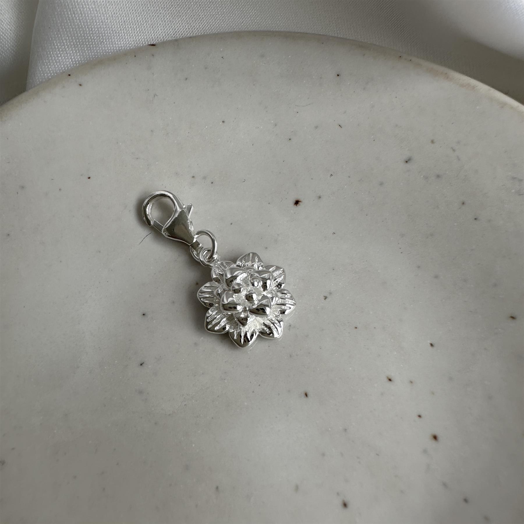 Charm Mousqueton En Argent 925 - Bijou à Accrocher - Neuf Avec Étiquettes