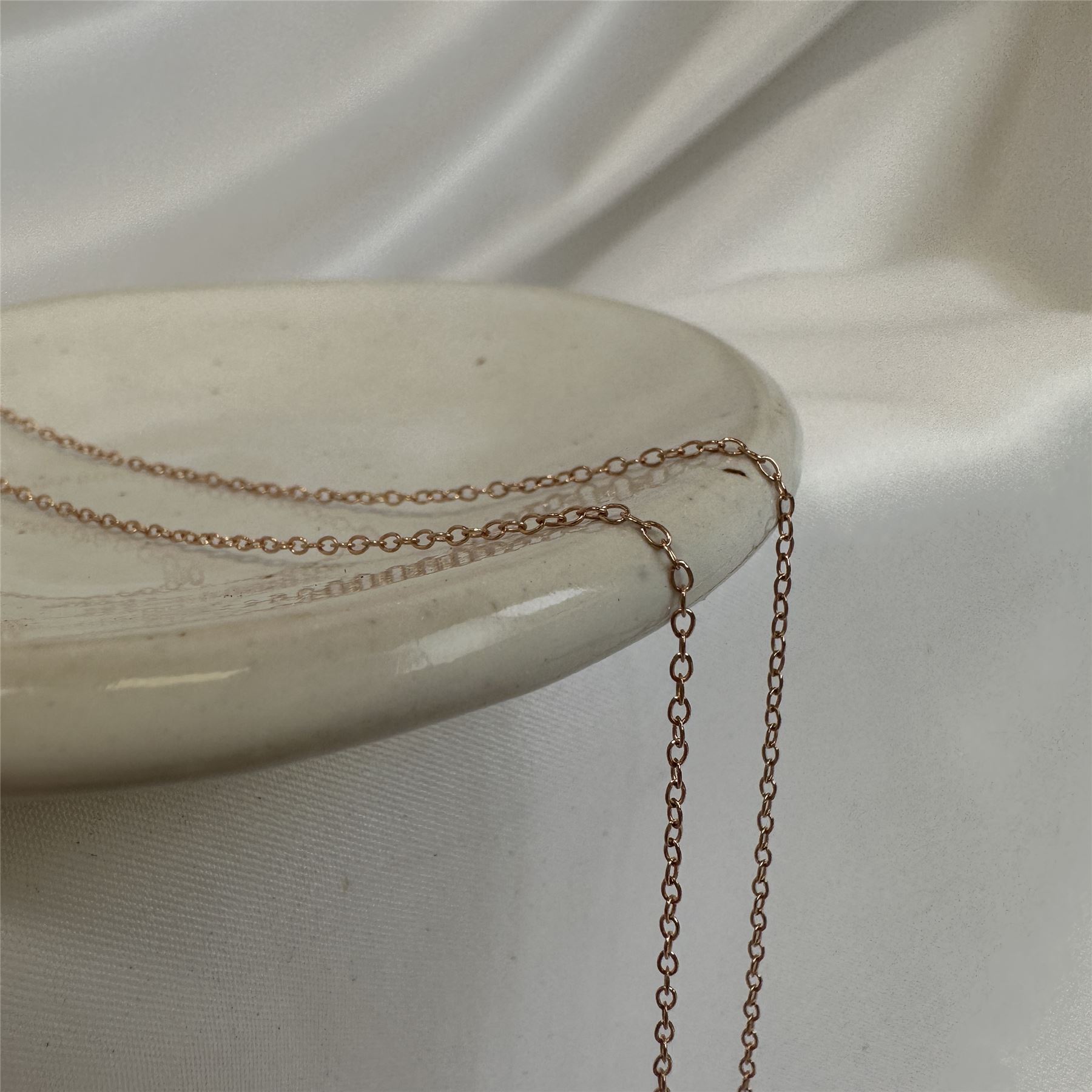 Rose Gold Plated Sterling Silver Trace Chain 14 16 18 20 22 Inches - Picture 16 of 55