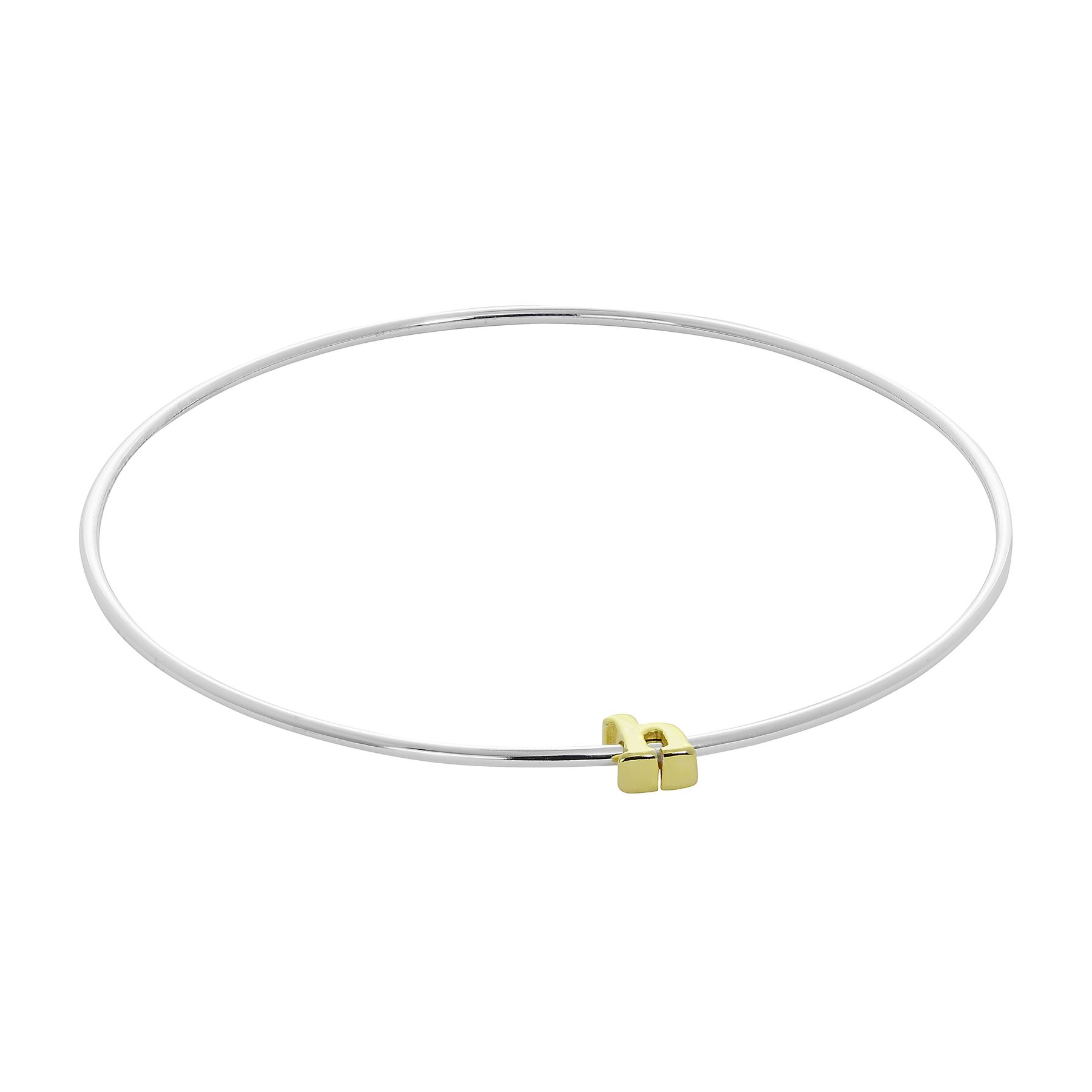 Sterling Silber Stapel Armreif mit Alphabet Buchstaben Perle A-Z & Herz - Bild 19 von 60