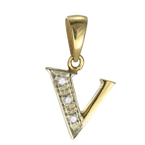 9ct Gold & Diamond Alphabet Letter Charm A - Z / Pendant / Initials / Charms - Picture 26 of 30