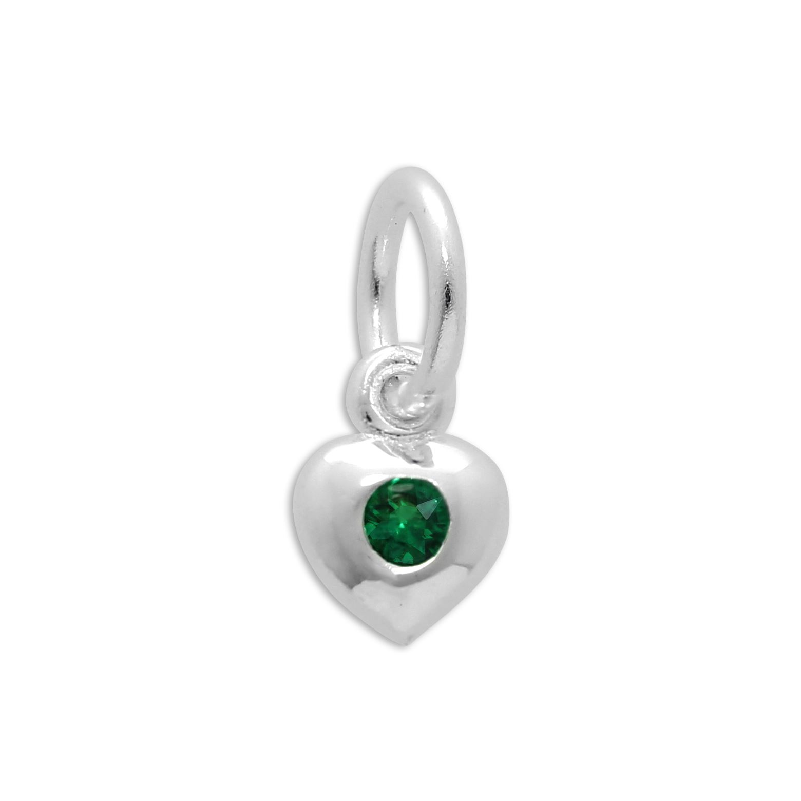 Charm Coeur Oxyde de Zirconium de Naissance en Argent 925/1000 - Foto 64 di 110