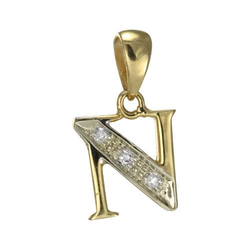 9ct Gold & Diamond Alphabet Letter Charm A - Z / Pendant / Initials / Charms - Picture 18 of 30