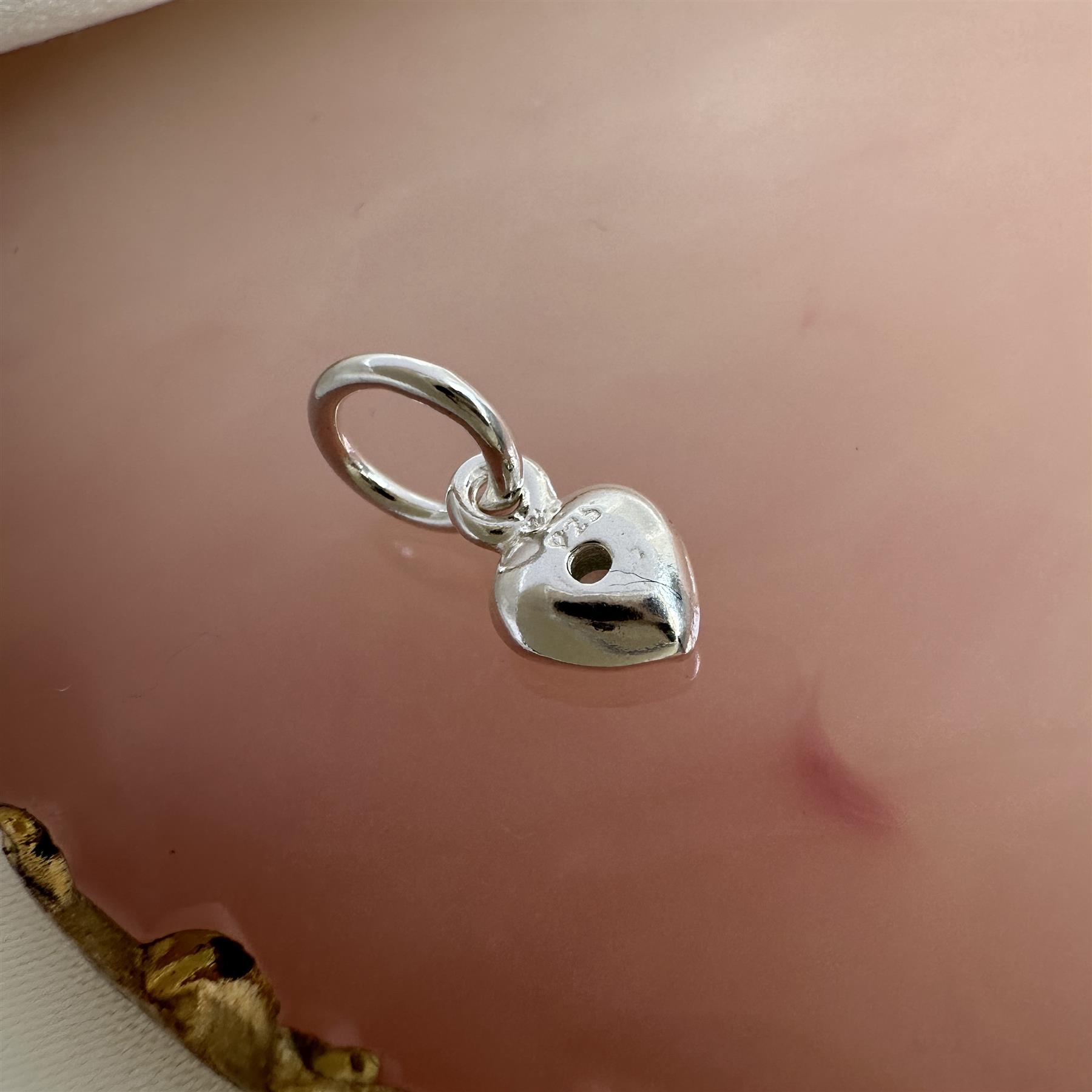 Charm Coeur Oxyde de Zirconium de Naissance en Argent 925/1000 - Foto 68 di 110