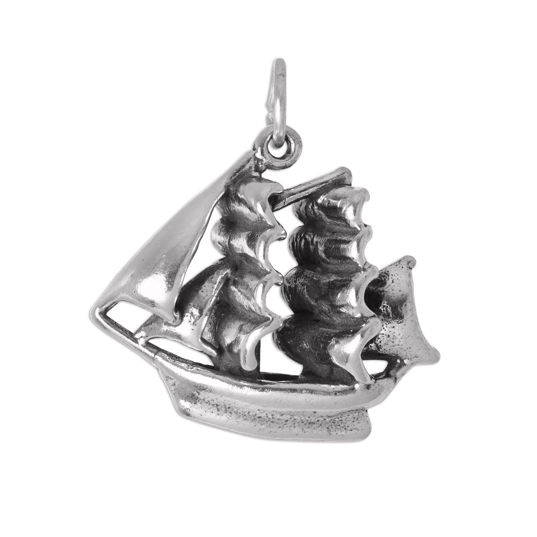 Charme Bateau De Pirate En Argent 925/1000 – Marque Jewellerybox – Neuf Avec étiquettes