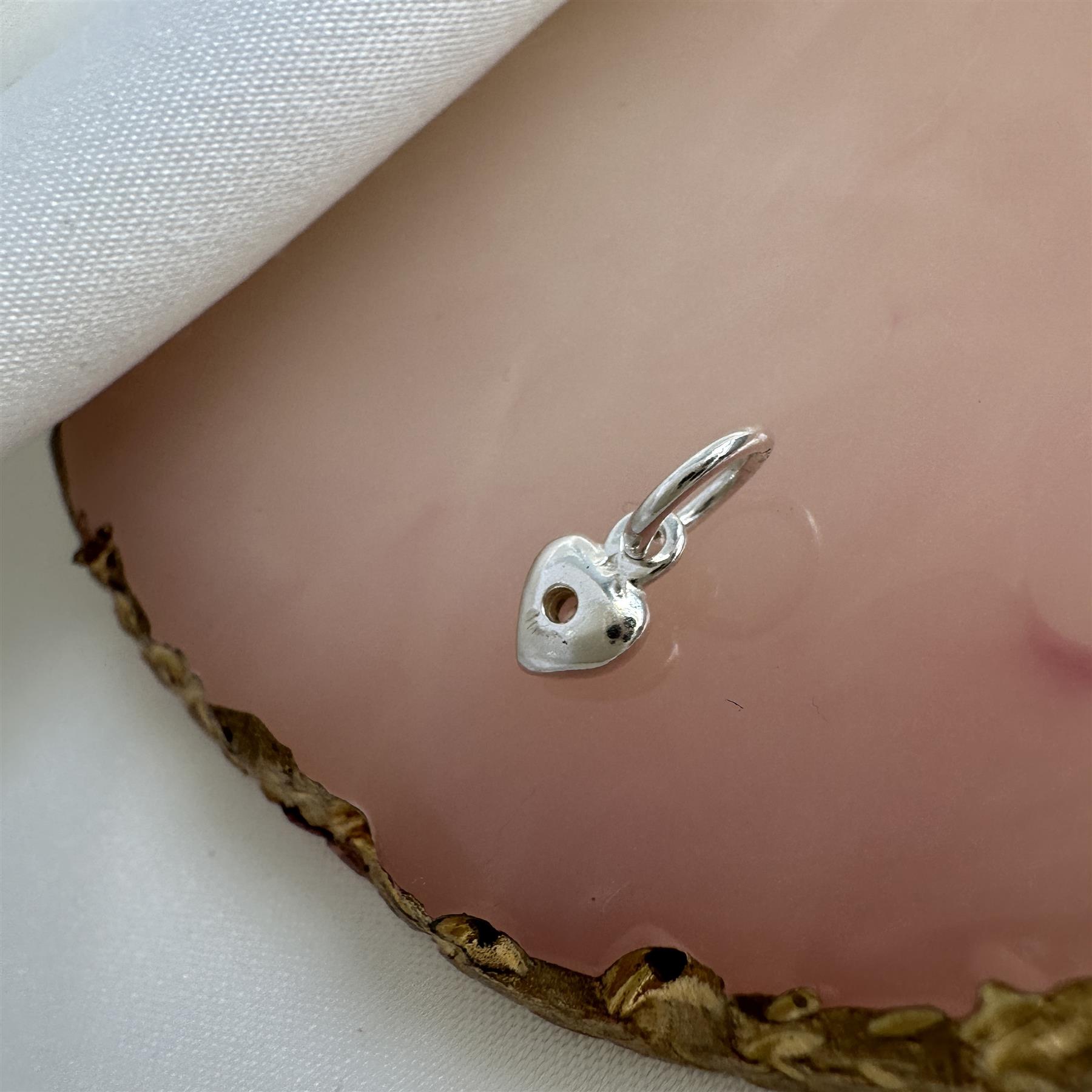 Charm Coeur Oxyde de Zirconium de Naissance en Argent 925/1000 - Foto 36 di 110