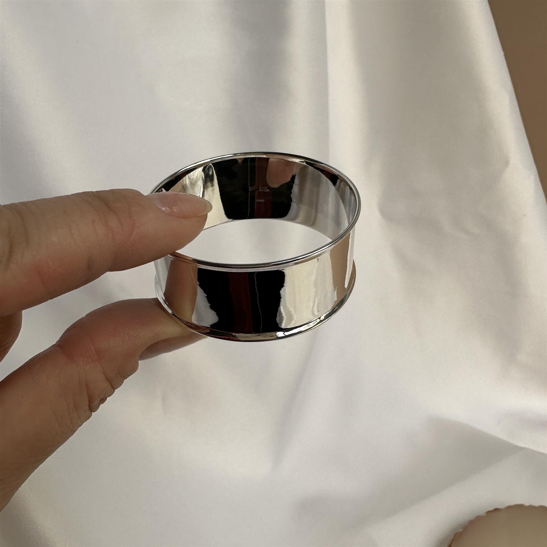 Sterling Silver Plain 45mm Napkin Ring