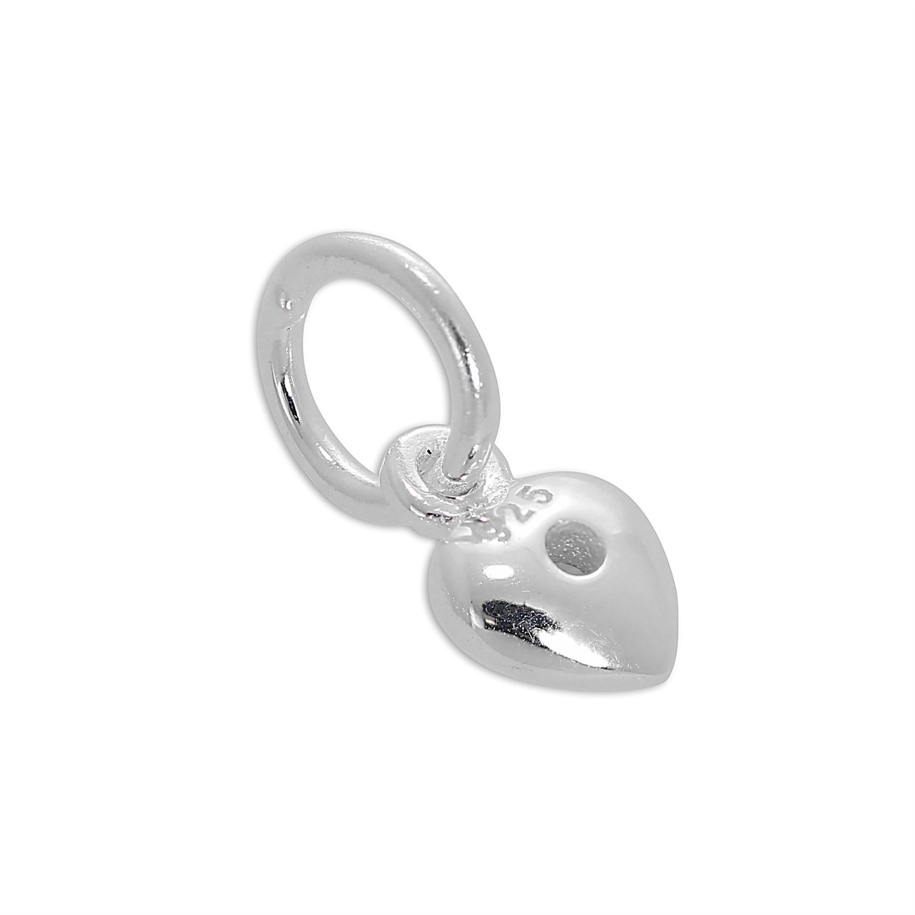 Charm Coeur Oxyde de Zirconium de Naissance en Argent 925/1000 - Foto 56 di 110