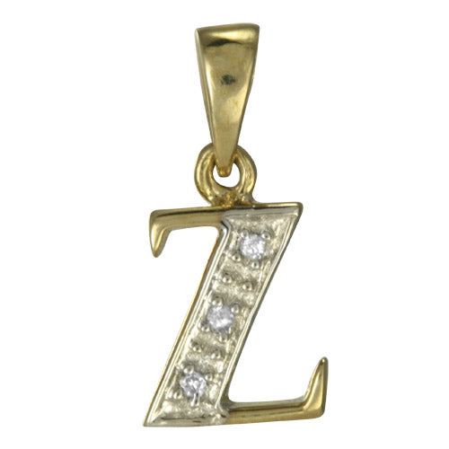 9ct Gold & Diamond Alphabet Letter Charm A - Z / Pendant / Initials / Charms - Picture 30 of 30