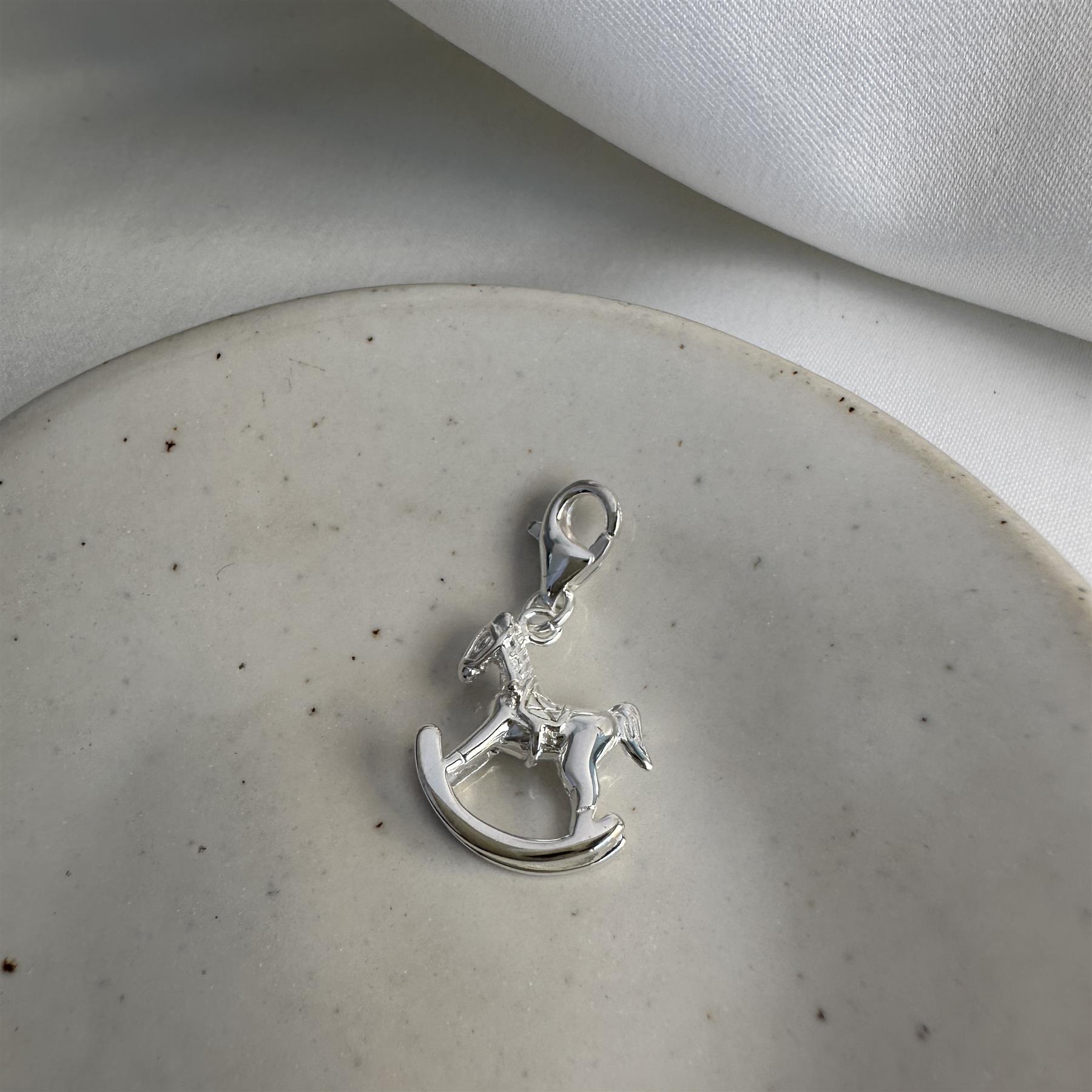 Charm Cheval En Argent 925/1000 - Neuf Avec étiquettes, Parfait Pour Bracelet Ou Collier