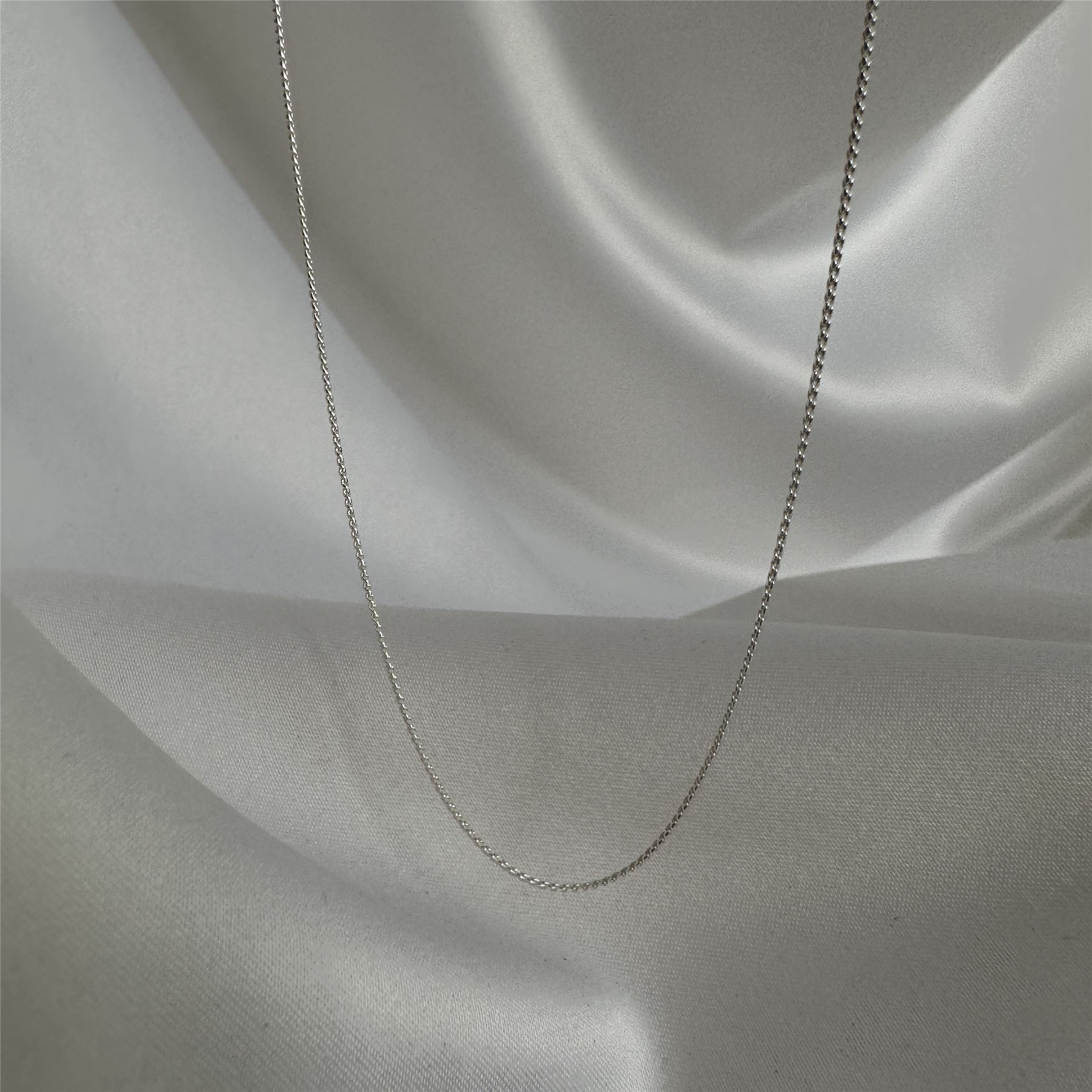 Fine Sterling Silver Foxtail Chain Necklace 14 16 18 20 22 24 28