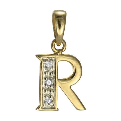 9ct Gold & Diamond Alphabet Letter Charm A - Z / Pendant / Initials / Charms - Picture 22 of 30