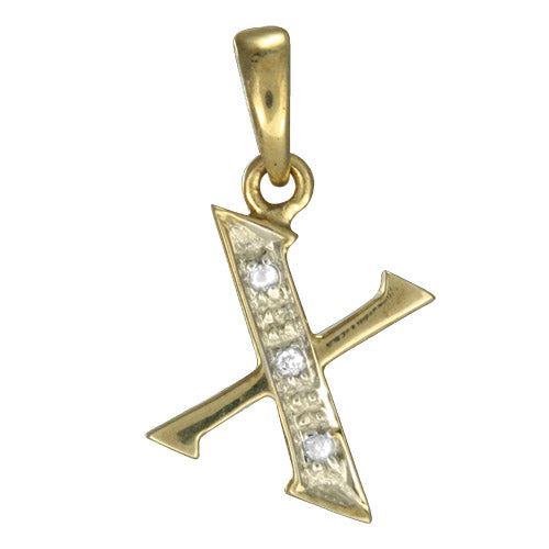 9ct Gold & Diamond Alphabet Letter Charm A - Z / Pendant / Initials / Charms - Picture 28 of 30