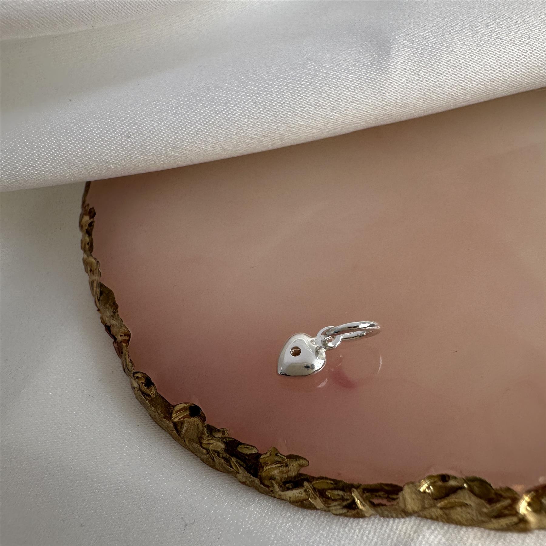 Charm Coeur Oxyde de Zirconium de Naissance en Argent 925/1000 - Foto 92 di 110
