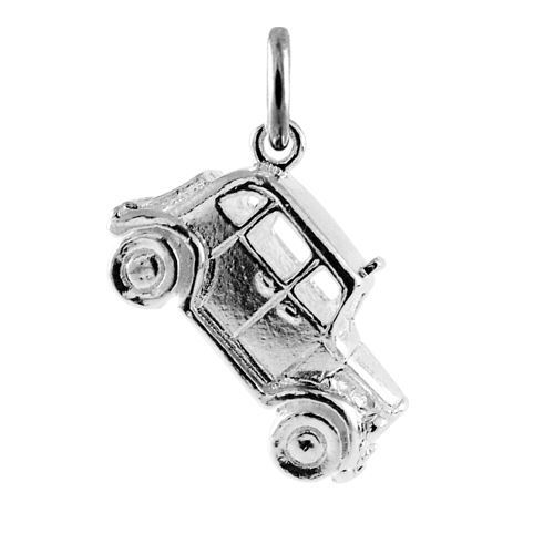 Sterling Silver Hackney Cab Charm