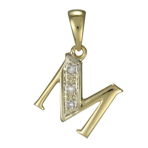 9ct Gold & Diamond Alphabet Letter Charm A - Z / Pendant / Initials / Charms - Picture 17 of 30