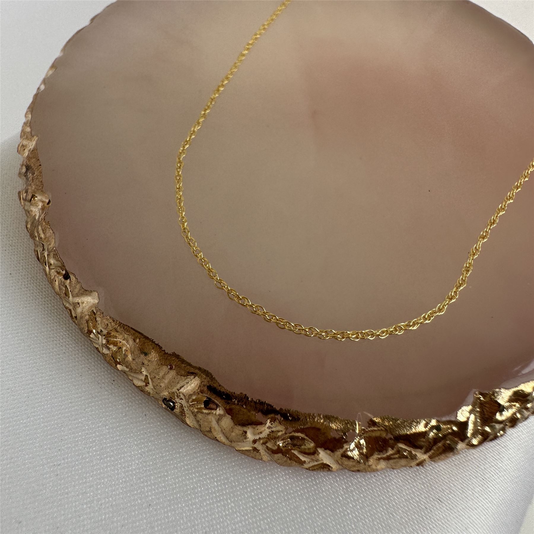 Gold Plated Sterling Silver 14 - 28 Inch Prince of Wales Chain - Picture 11 of 55