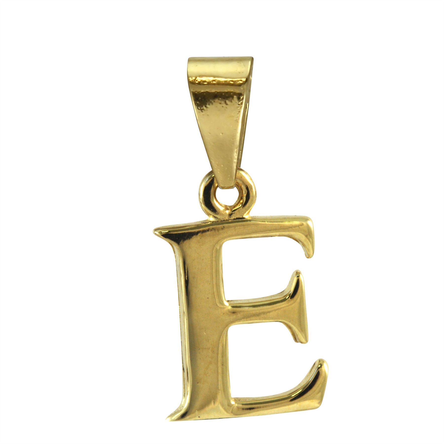 9ct Gold Alphabet Letter - Bail Charm / Pendant A - Z - Picture 6 of 27