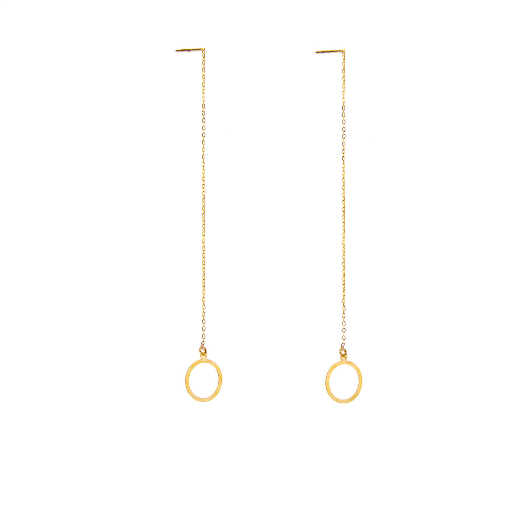Elli Ohrringe Damen Ohrhänger Kugel Minimal Durchziehen In 925 Sterling