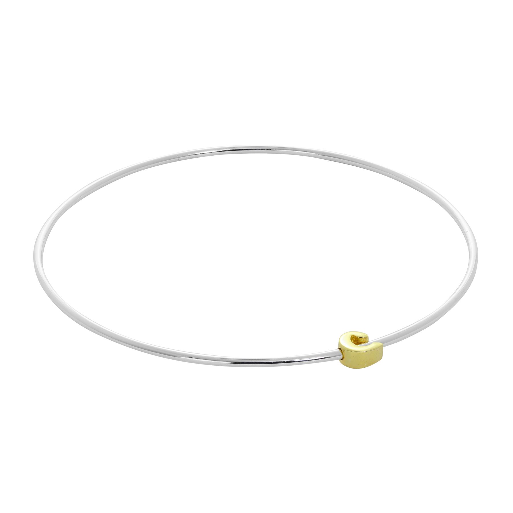 Sterling Silber Stapel Armreif mit Alphabet Buchstaben Perle A-Z & Herz - Bild 9 von 60