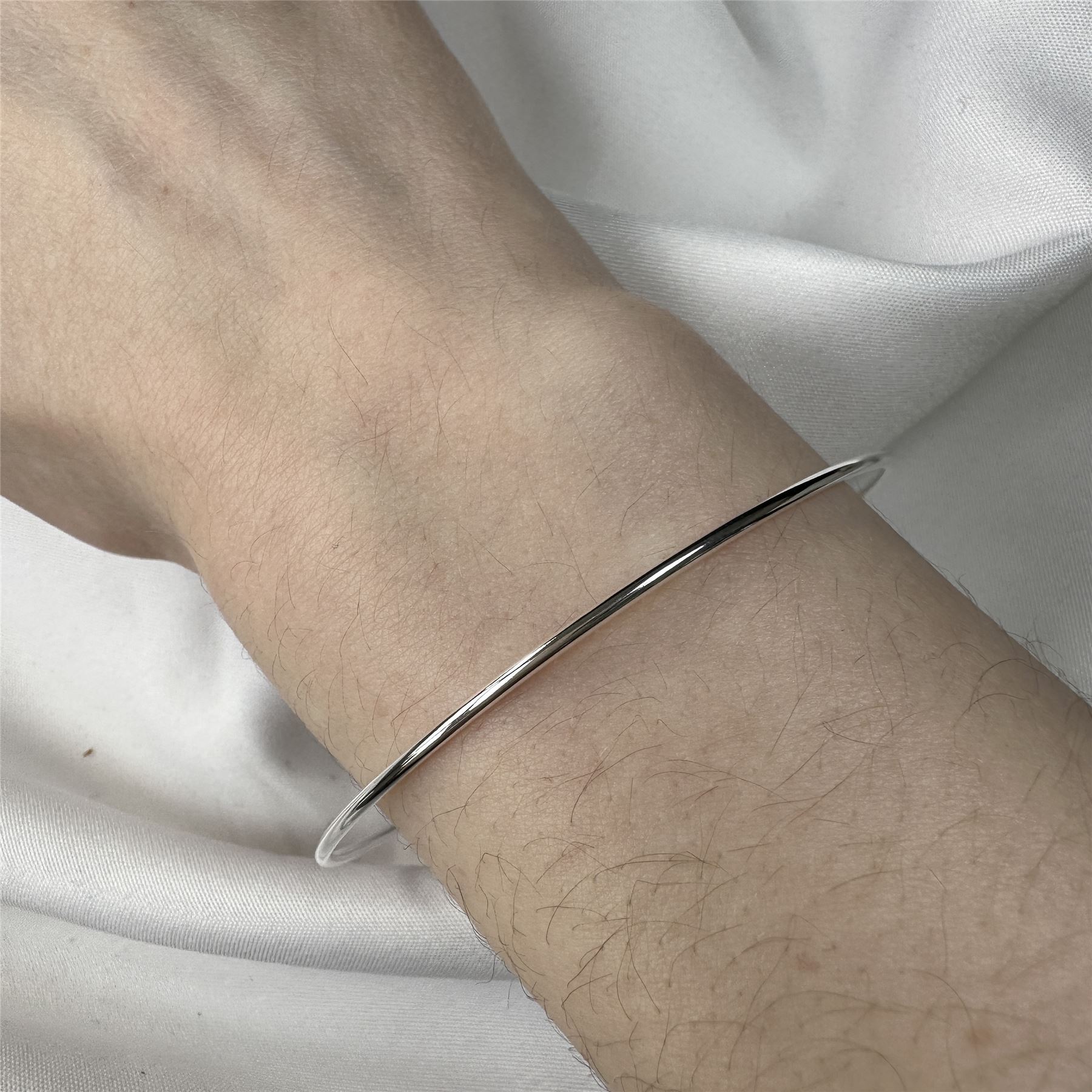 Bracelet Jonc en Argent 925/1000 6,8cm