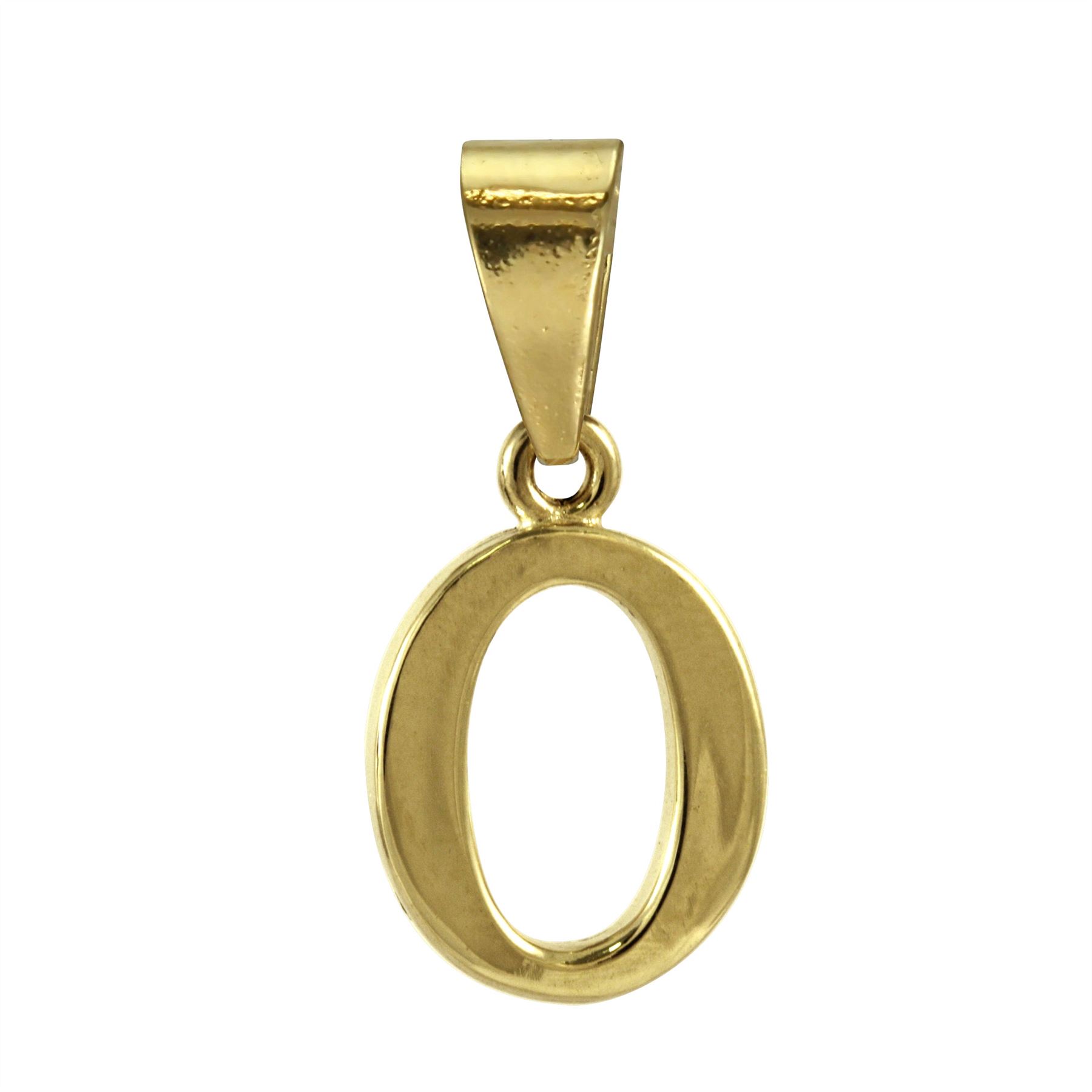 9ct Gold Alphabet Letter - Bail Charm / Pendant A - Z - Picture 16 of 27