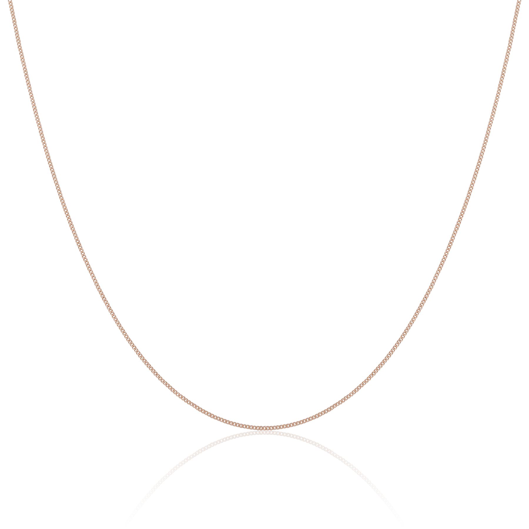 Rose Gold Plated Sterling Silver Fine Diamond Cut Chain 14 - 32 Inches - Picture 59 of 98
