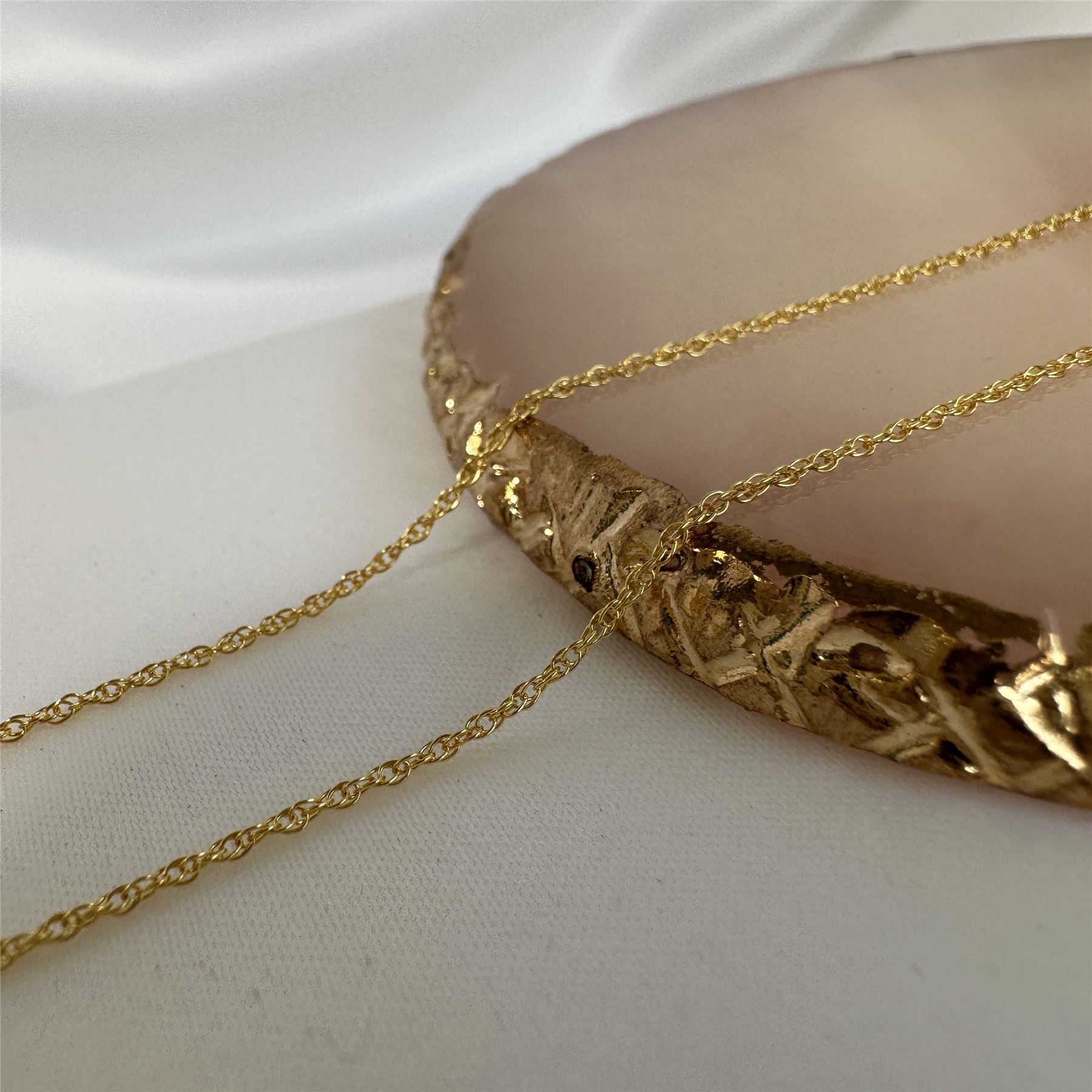 Gold Plated Sterling Silver 14 - 28 Inch Prince of Wales Chain - Picture 26 of 55