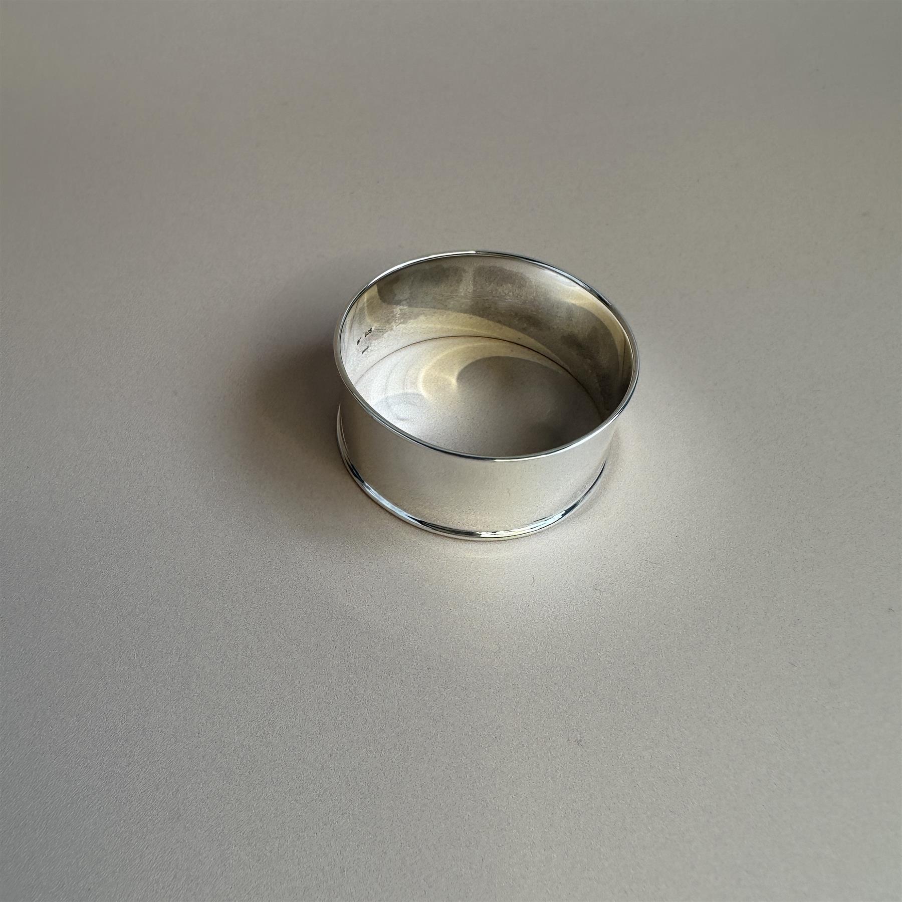 Sterling Silver Plain 45mm Napkin Ring