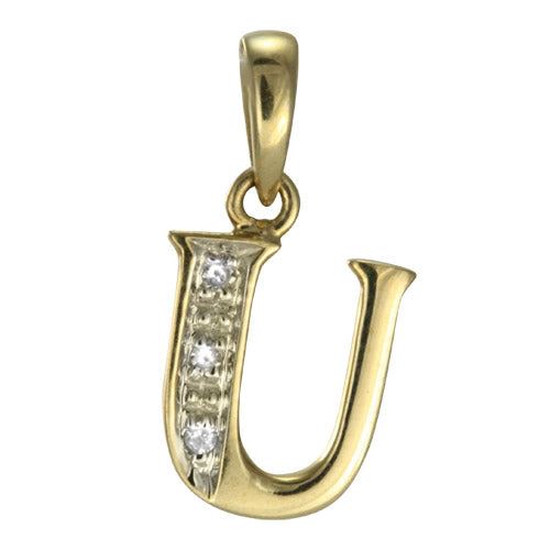 9ct Gold & Diamond Alphabet Letter Charm A - Z / Pendant / Initials / Charms - Picture 25 of 30