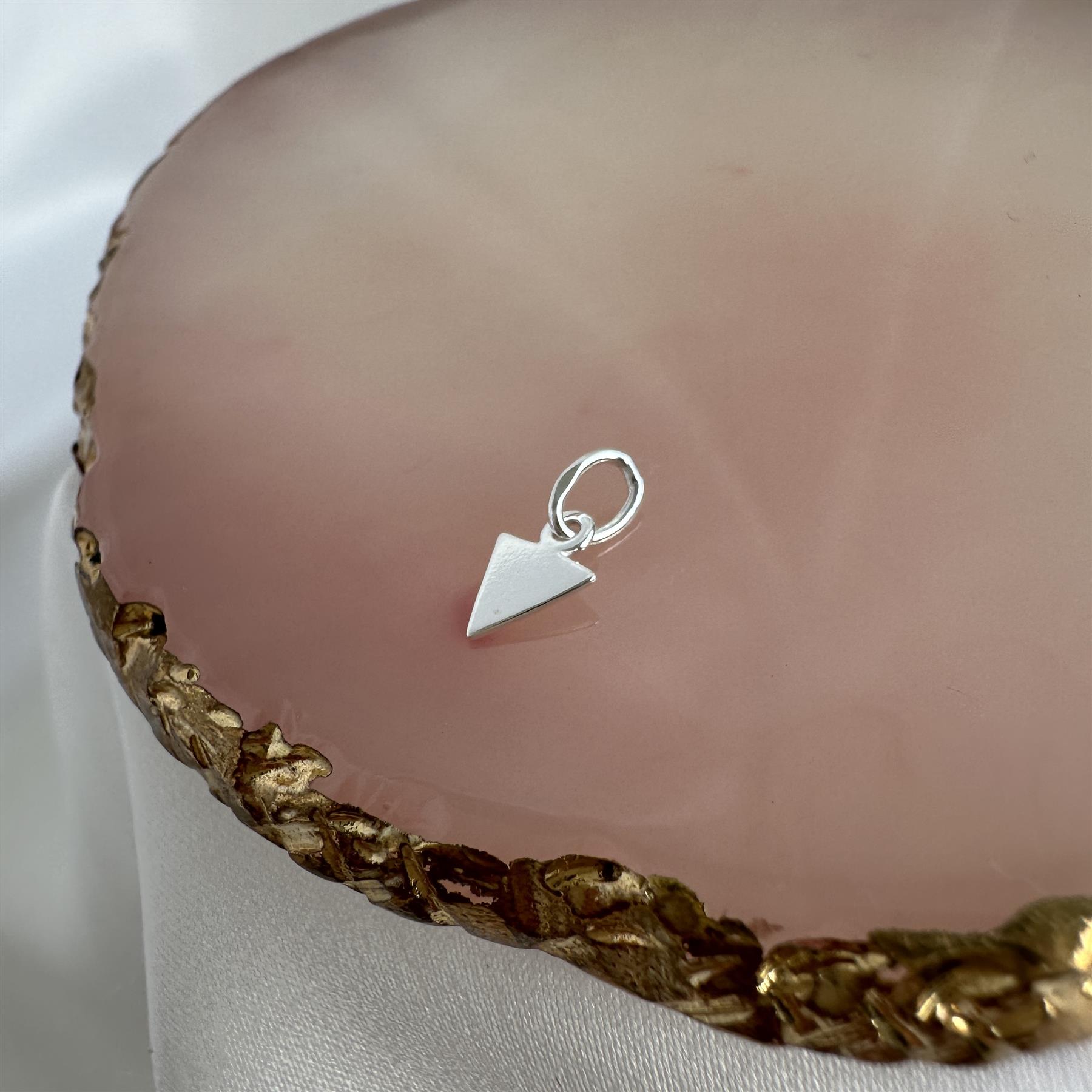 Collier En Argent Sterling Plaqué Or Jaune Avec Pendentif En Forme De