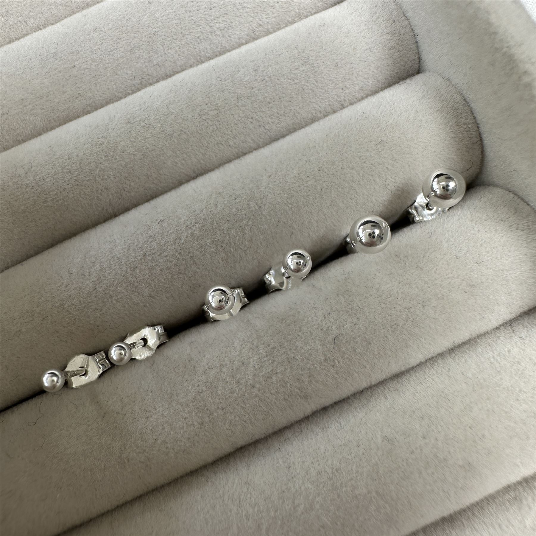Sterling Silver Hoop Sleeper Earrings | 8mm - 50mm | Small - Large - Picture 19 of 71