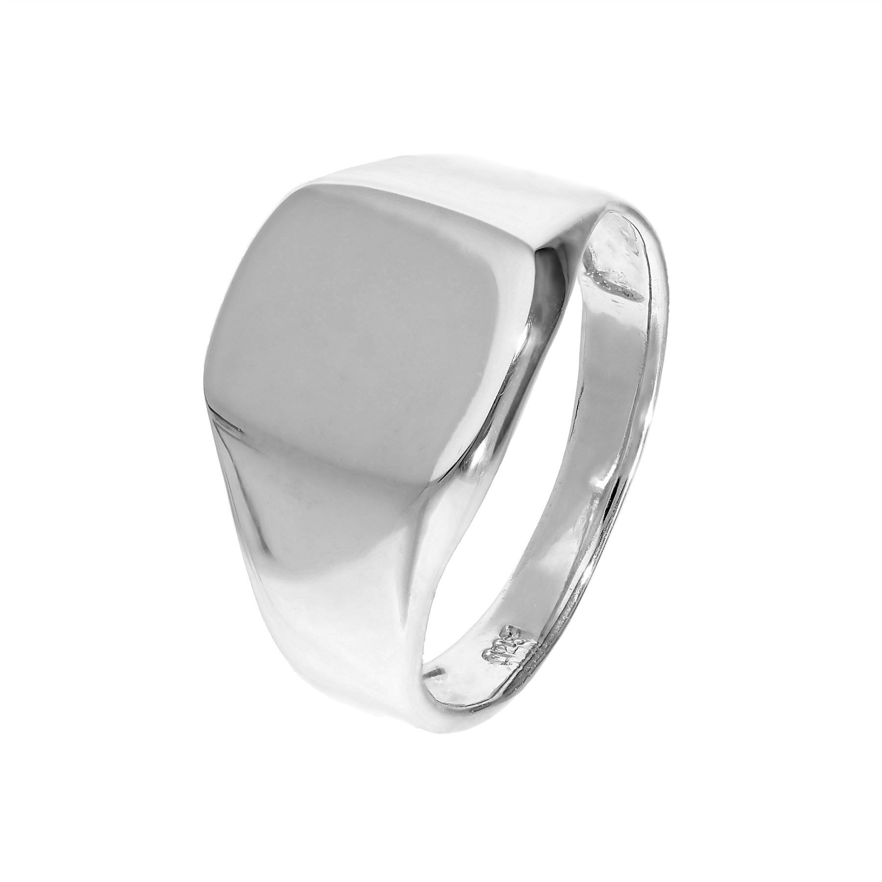 Bague pour Homme Chevalière à Graver en Argent 925/1000 - Tailles 53 à 70