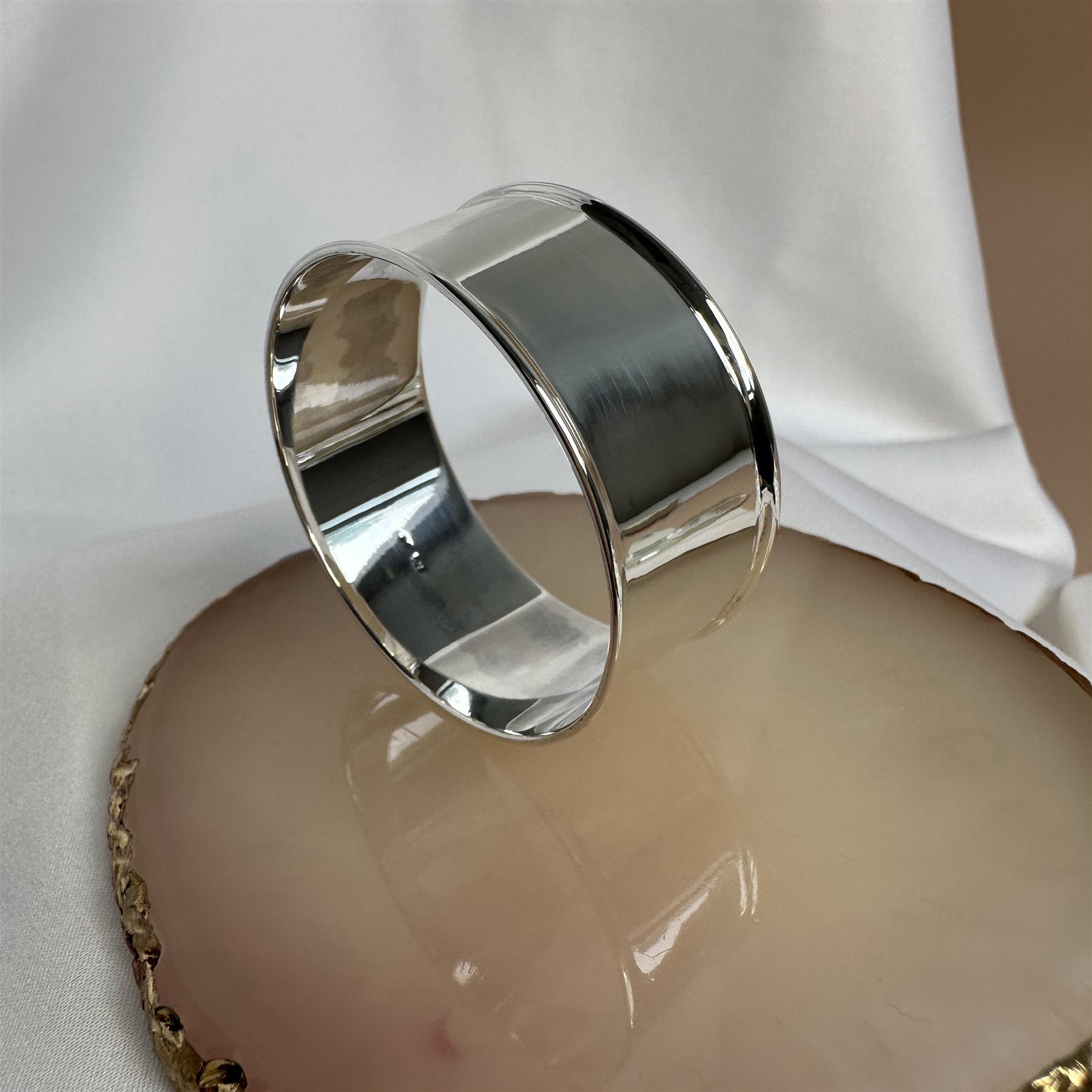 Sterling Silver Plain 45mm Napkin Ring