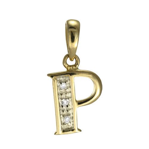 9ct Gold & Diamond Alphabet Letter Charm A - Z / Pendant / Initials / Charms - Picture 20 of 30
