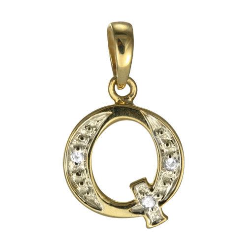 9ct Gold & Diamond Alphabet Letter Charm A - Z / Pendant / Initials / Charms - Picture 21 of 30