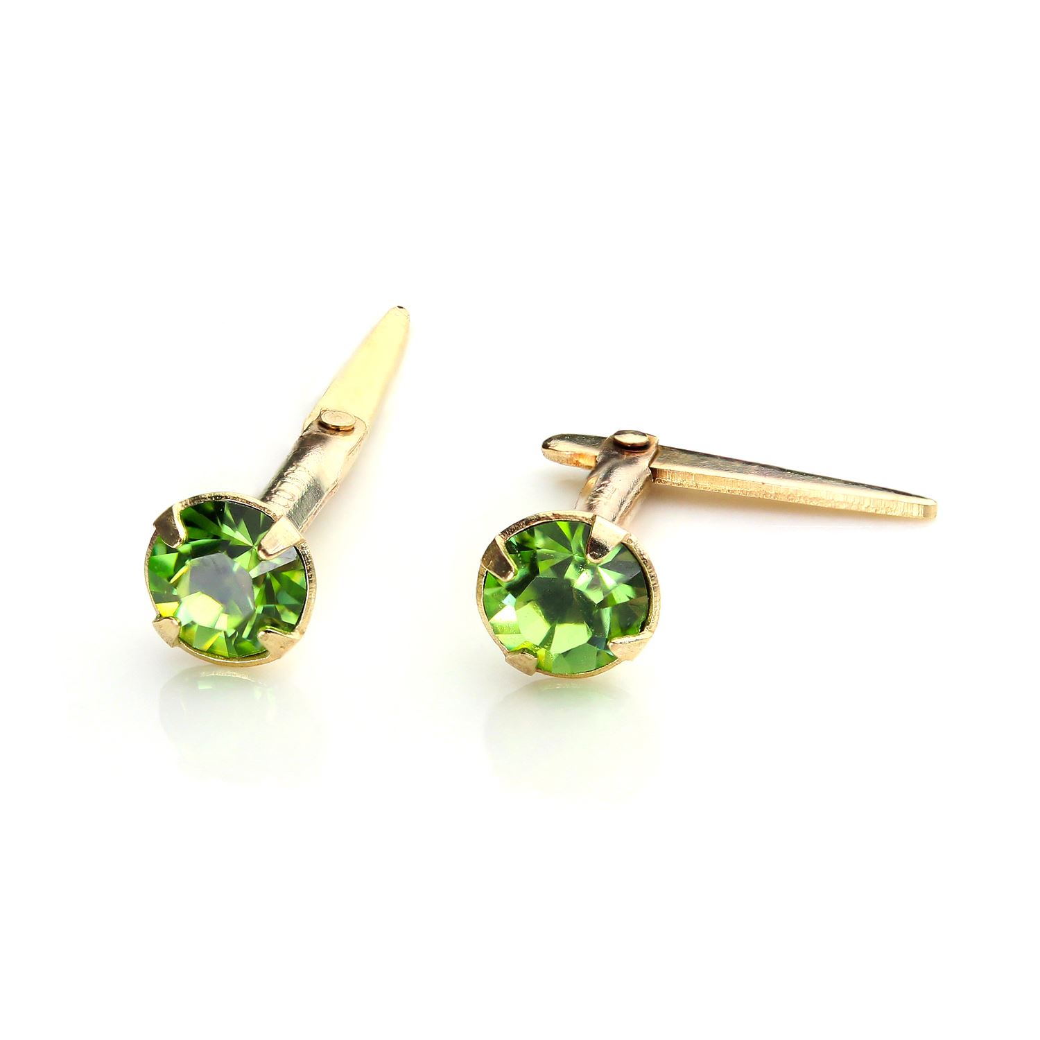 Ohrstecker Mit 2 Brillanten In 14 Kt. Gelbgold