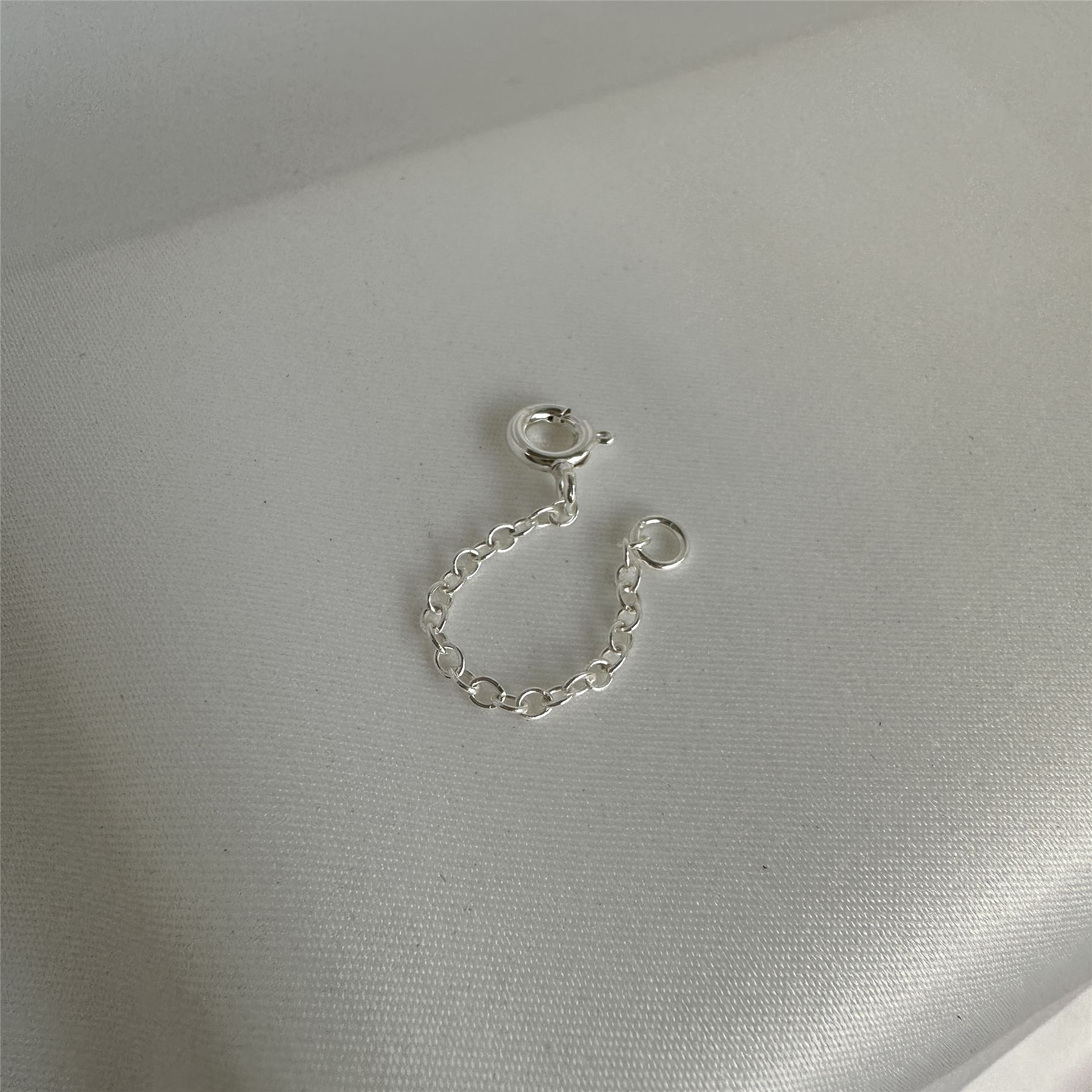 Sterling Silver Trace Chain Extender 2 3 4 " Inches Necklace Extension - Picture 11 of 33