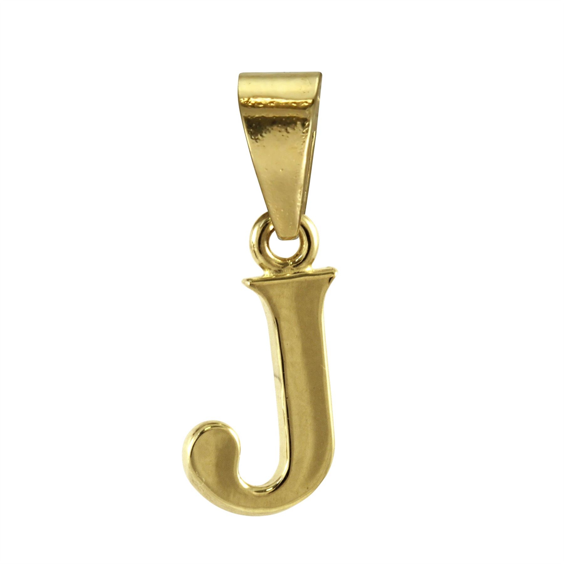 9ct Gold Alphabet Letter - Bail Charm / Pendant A - Z - Picture 11 of 27