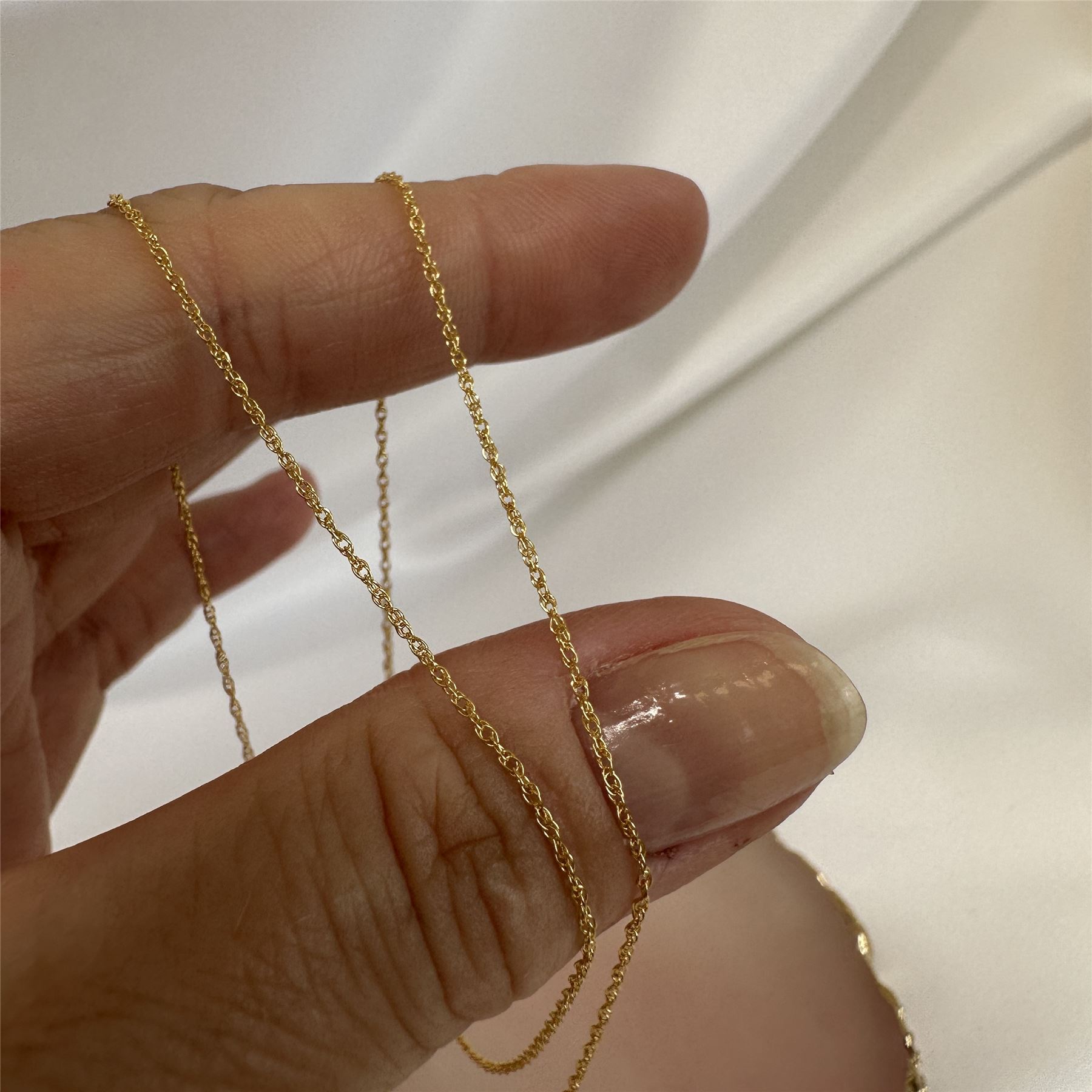 Gold Plated Sterling Silver 14 - 28 Inch Prince of Wales Chain - Picture 31 of 55